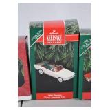 Hallmark Keepsake Classic American Cars Ornament Lot - 8 Pieces w Boxes