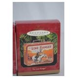 Hallmark Keepsake Ornaments Lot - Lone Ranger, Superman, Carousel Horse