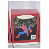 Hallmark Keepsake Ornament Lot - Superman, Batman, Spider-Man, Superman Lunchbox
