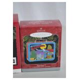 Hallmark Keepsake Ornament Lot - Superman, Batman, Spider-Man, Superman Lunchbox