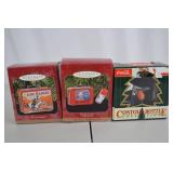 Hallmark Keepsake Ornament Lot - Lone Ranger, Howdy Doody, Coca-Cola Bear