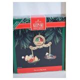 Vintage Christmas Ornament Lot: Hallmark, Enesco, and Gorham (5 Boxed)