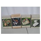 Hallmark Folk Art Americana Christmas Ornament Lot - 4 Boxed