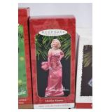 Hallmark Keepsake Ornament Lot - Barbie, Marilyn Monroe, Cinderella