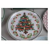 Vintage Christmas Collector Plate Lot with Avon Christmas Memories Series