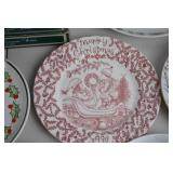 Vintage Christmas Collector Plate Lot with Avon Christmas Memories Series