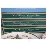 Vintage Christmas Collector Plate Lot with Avon Christmas Memories Series