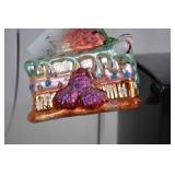 Christopher Radko Glass Cake Slice Ornament with Box