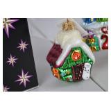 Christopher Radko Christmas and New Year Glass Ornaments Lot