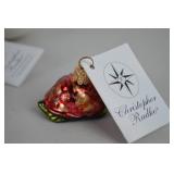 Assorted Christmas Ornaments incl. Christopher Radko Set/4