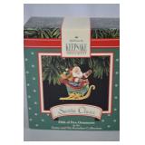 Hallmark Keepsake Santa and His Reindeer Ornament Set (5 Boxes)