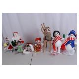 Annalee Holiday Mice, Snowmen, and Reindeer Figure Lot