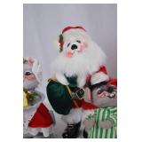 Annalee Holiday Mice, Snowmen, and Reindeer Figure Lot