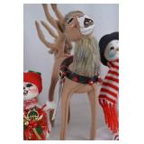 Annalee Holiday Mice, Snowmen, and Reindeer Figure Lot