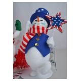 Annalee Holiday Mice, Snowmen, and Reindeer Figure Lot