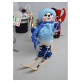 Annalee Dolls Christmas Figurines and Holiday Ornaments Assortment