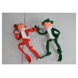 Annalee Dolls Christmas Figurines and Holiday Ornaments Assortment