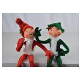 Annalee Dolls Christmas Figurines and Holiday Ornaments Assortment