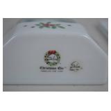Salem Christmas Eve Porcelain Wall Pocket and Cutting Board