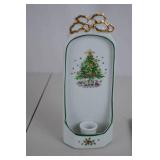 Salem Christmas Eve Porcelain Wall Pocket and Cutting Board