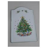Salem Christmas Eve Porcelain Wall Pocket and Cutting Board