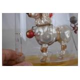 Glass Poodle Christmas Ornament in Original Box