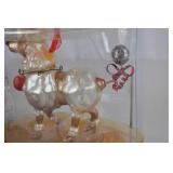 Glass Poodle Christmas Ornament in Original Box