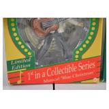 Elvis Musical Ornament Lot - Carlton Cards Limited Edition "Blue Christmas" & Hallmark Keepsake