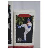 Hallmark Keepsake Sports Legends Ornaments - Montana, Shaq, Ryan