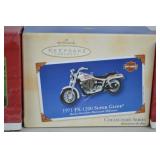Hallmark Harley-Davidson Keepsake Ornament Lot - 4 Motorcycle Milestones