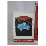 Hallmark Keepsake Ornament Lot - Cars, Trains, and Tractor Series