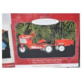 Hallmark Keepsake Ornament Lot - Cars, Trains, and Tractor Series