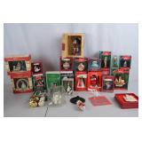 Assorted Christmas Ornaments, Hallmark Keepsake & Vintage Glass, 1990 Special