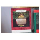 Assorted Christmas Ornaments, Hallmark Keepsake & Vintage Glass, 1990 Special