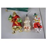 Assorted Christmas Ornaments, Hallmark Keepsake & Vintage Glass, 1990 Special