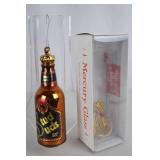 Department 56 Mercury Glass Beer Bottle Ornament, Boxed