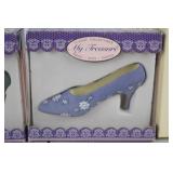 Hallmark Barbie Keepsake Ornament, Mercury Glass Santa & Collectible Shoe Ornaments