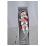 Department 56 Mercury Glass Santa Ornament