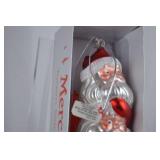 Department 56 Mercury Glass Santa Ornament