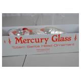 Department 56 Mercury Glass Santa Ornament