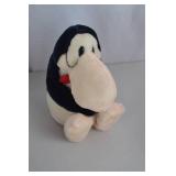 Vintage Holiday Plush Lot - Santabear Penguin, 1985 Dakin Penguin, Bunny Stocking