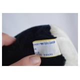 Vintage Holiday Plush Lot - Santabear Penguin, 1985 Dakin Penguin, Bunny Stocking