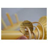 Vintage Christmas Window Candles and 22in Wooden Nutcracker Decor Lot