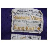 Minnesota Vikings Game-Worn Sand-Knit Jersey #35 Haleks