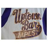 Vintage Uptown Bar MPLS Sand-Knit Jersey No. 5 - Purple and Gold