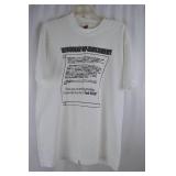 Fruit of the Loom "The Story of Jack Schitt" Novelty T-Shirt Size Large