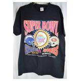 Vintage Super Bowl XXIX Chargers vs 49ers Anvil T-Shirt Large