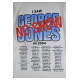 George Jones No Show 2004 Autographed T-Shirt, Size L