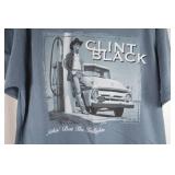 Clint Black 1998 North American Tour T-Shirt Large Tultex