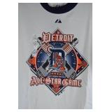 2 Vintage Graphic Tees - Dwight Yoakam 2000 & Detroit Tigers All Star Game Large